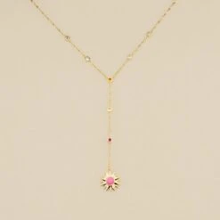 Collier Mi-long RODEO - Multicolore / Doré