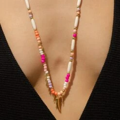 Sautoir RODEO - Multicolore / Doré -opulence Soldes Boutique 02680196 256 TU M2