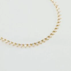 Collier Ras Du Cou OLIMPIA - Cristal / Doré