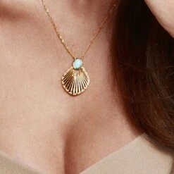 Collier Mi-long ARLEQUIN - Amazonite -opulence Soldes Boutique 02681156 148 TU M2