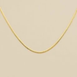 Collier Mi-long EFFLEURE - Doré