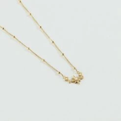 Collier Ras Du Cou OURSE - Cristal / Doré