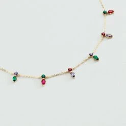 Collier Ras Du Cou ASTRE - Multicolore / Doré