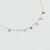 Collier Ras Du Cou LUCKY EYE - Vert / Doré -opulence Soldes Boutique 02690129 658 TU 01