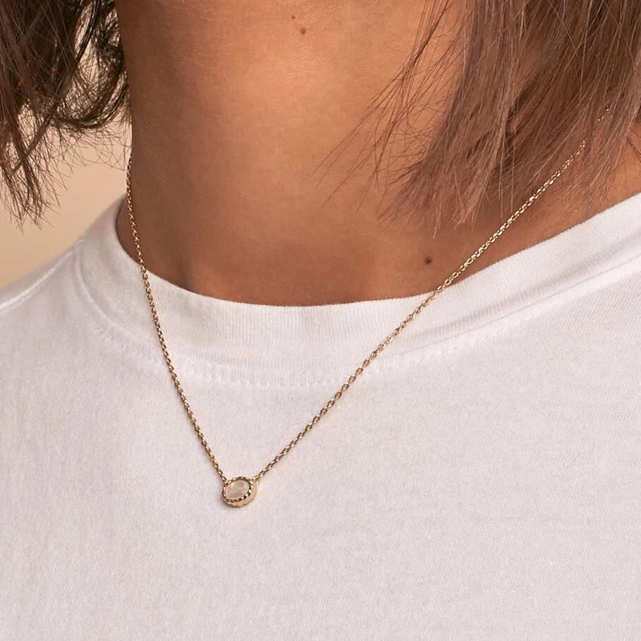 Collier Ras Du Cou ATMA - Nacre /rose 6 Collier Ras Du Cou ATMA - Nacre /rose – Image 4