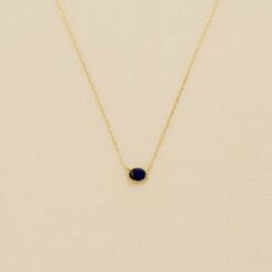 Collier Ras Du Cou ATMA - Lapis/ Bleu