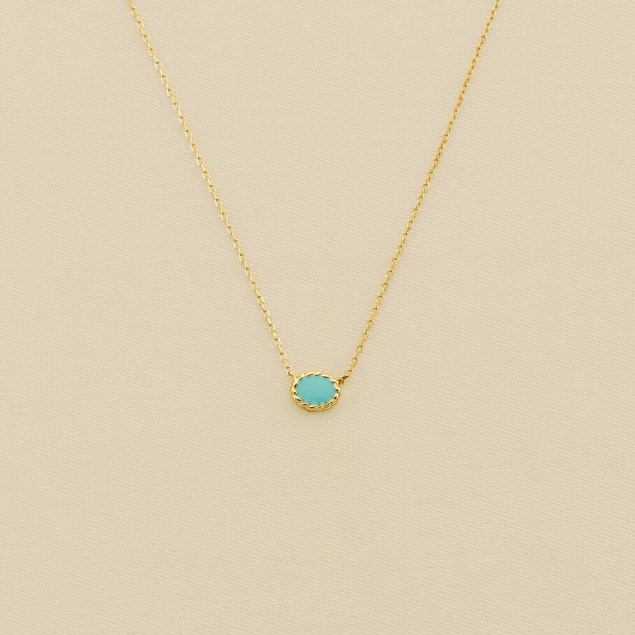 Collier Ras Du Cou ATMA - Lapis/ Bleu 4 Collier Ras Du Cou ATMA - Lapis/ Bleu – Image 2