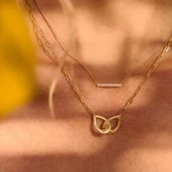 Collier Ras Du Cou GEMINI - Cristal / Doré -opulence Soldes Boutique 02690138 137 TU M2