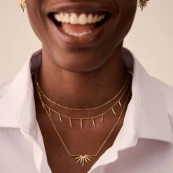 Collier Ras Du Cou RADIEUX - Doré -opulence Soldes Boutique 02690142 157 TU M2